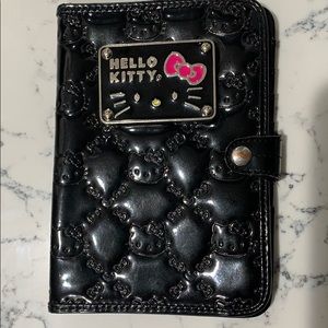 Hello Kitty quilted passport wallet